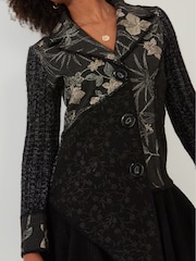 Joe Browns Palton tricotat Floral Imprimeu Abstract Midi - Image 6 of 7