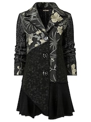 Joe Browns Palton tricotat Floral Imprimeu Abstract Midi - Image 7 of 7