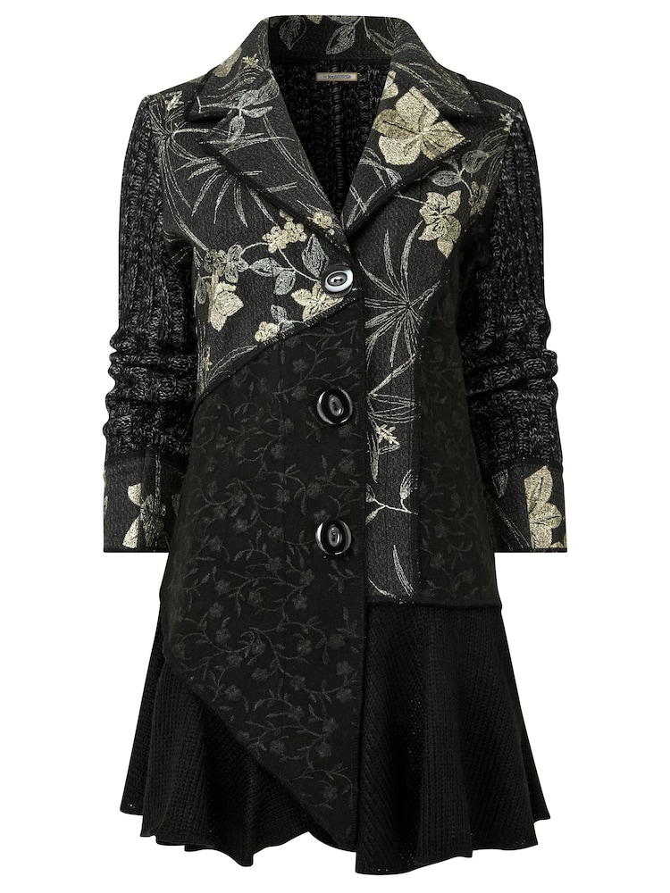 Joe Browns Palton tricotat Floral Imprimeu Abstract Midi - Image 7 of 7