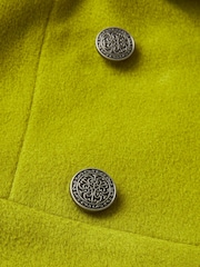 Joe Browns Green Statement Colour Dip Hem Coat - Image 8 of 9