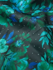 Joe Browns Green Statement Colour Dip Hem Coat - Image 9 of 9