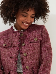 Joe Browns Kurze Tweed-Jacke mit ausgefransten Kanten - Bild 6 von 9