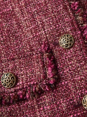 Joe Browns Kurze Tweed-Jacke mit ausgefransten Kanten - Bild 9 von 9