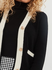 Joe Browns Black Vintage Pocket Front Cardigan - Image 5 of 6