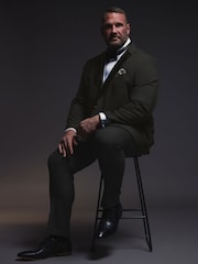 BadRhino Big & Tall Black Tailoring Dinner Jacket - Image 4 of 7
