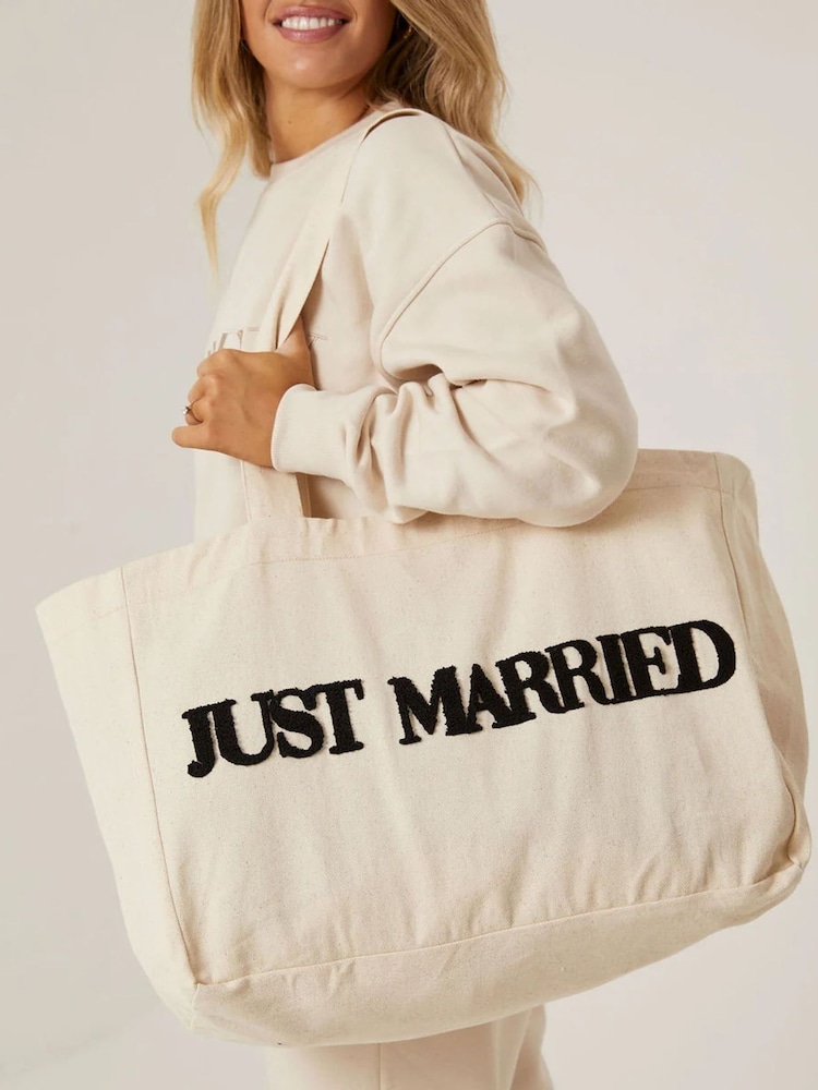 Six Stories Just Married Tote Bag - Image 3 of 4