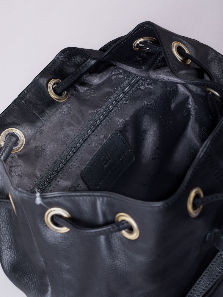 Lakeland Leather Black Harstone Backpack - Image 5 of 5 Lakeland Leather Black Harstone Backpack - Image 5 of 5