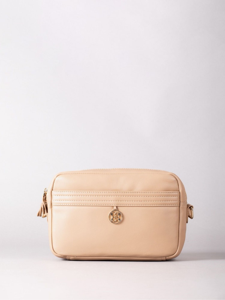 Lakeland Leather Taupe Cartmel Boxy Cross-Body Bag - Image 2 of 7