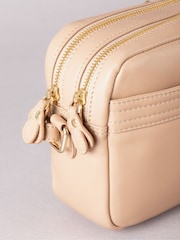 Lakeland Leather Taupe Cartmel Boxy Cross-Body Bag - Image 4 of 7