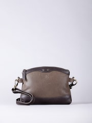 Cromo marrom - Bolsa transversal Hartsop com zíper Lakeland Leather - Imagem 2 de 6