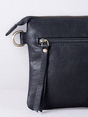 Lakeland Leather Black Mini Harstone Cross-Body Bag - Image 4 of 7