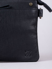 Lakeland Leather Black Mini Harstone Cross-Body Bag - Image 5 of 7