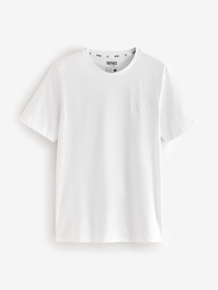 FatFace Navy Short Sleeve 100% Cotton T-Shirts 3 Pack - Image 2 of 4