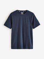 FatFace Navy Short Sleeve 100% Cotton T-Shirts 3 Pack - Image 4 of 4
