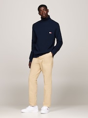 Tommy Jeans Gold Isaac Canvas Chino Trousers - Image 4 of 5
