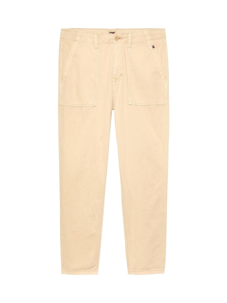 Tommy Jeans Gold Isaac Canvas Chino Trousers - Image 5 of 5