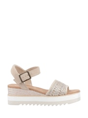 TOMS Diana Wedge Canvas Sandals - Image 1 of 4