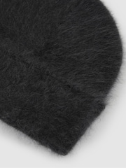 Reiss Charcoal Alba Cashmere Beanie - Image 4 of 4