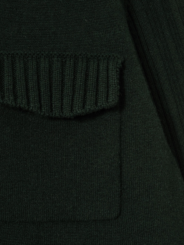 Reiss Floris Wool-Blend Knitted Utility Midi Dress With Cashmere - Imagen 5 de 5 Reiss Floris Wool-Blend Knitted Utility Midi Dress With Cashmere - Imagen 5 de 5