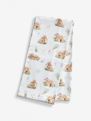 Sage Green Charlie The Cockapoo Wipe Clean Table Cloth - Image 4 of 4