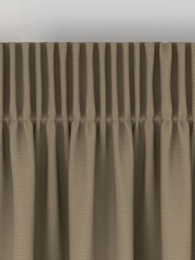 Mink Brown Cotton Made to Measure 100% Cotton Curtains - Image 6 of 8