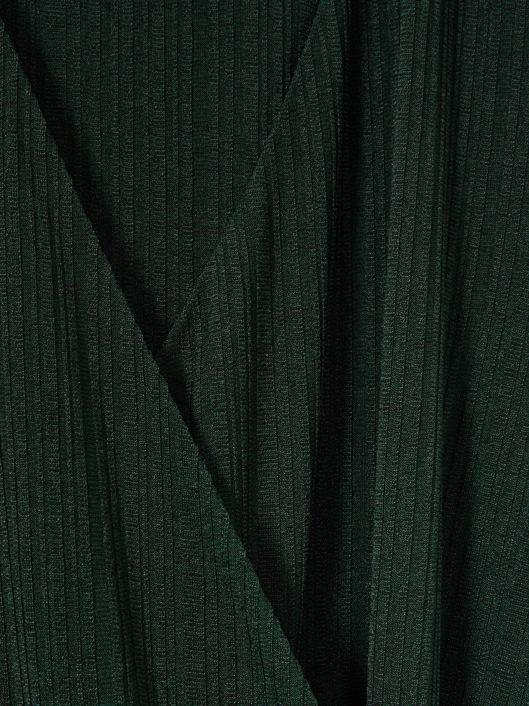 Buy Reiss Green Madeline Petite Jersey Wrap-Tie Midi Dress