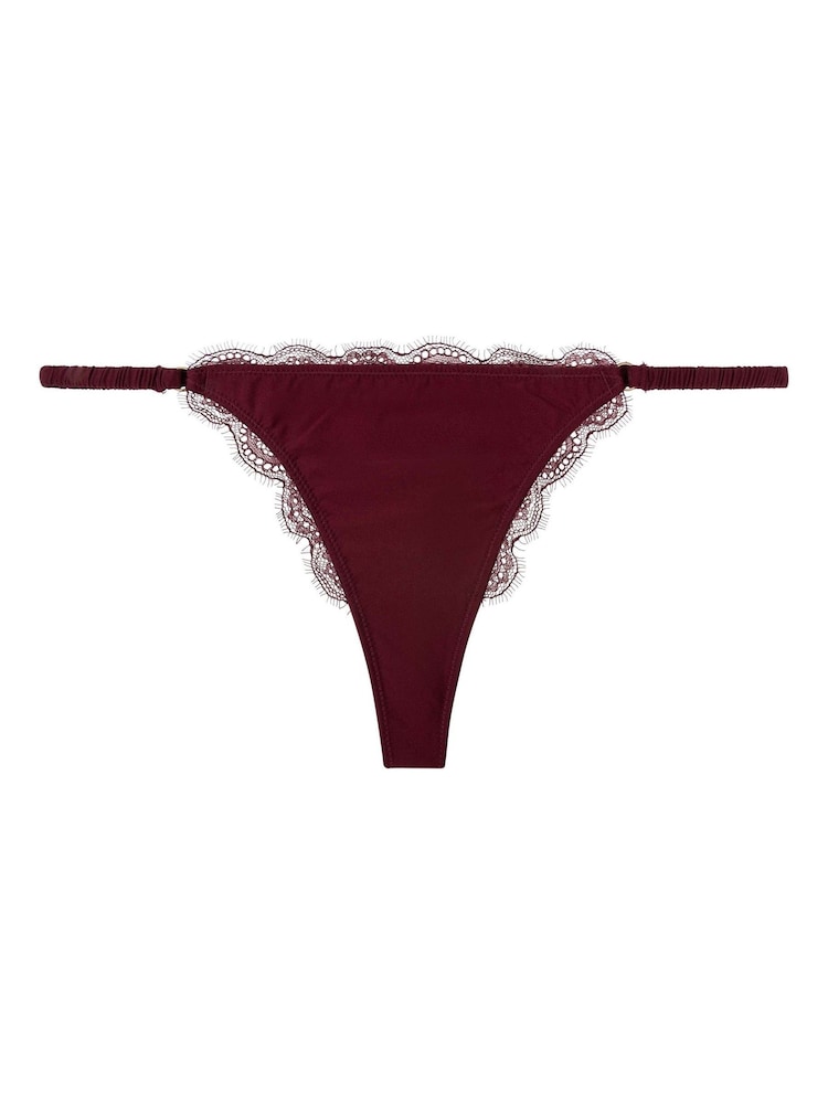Love Stories Red Roomie Lace String Thongs - Image 1 of 4