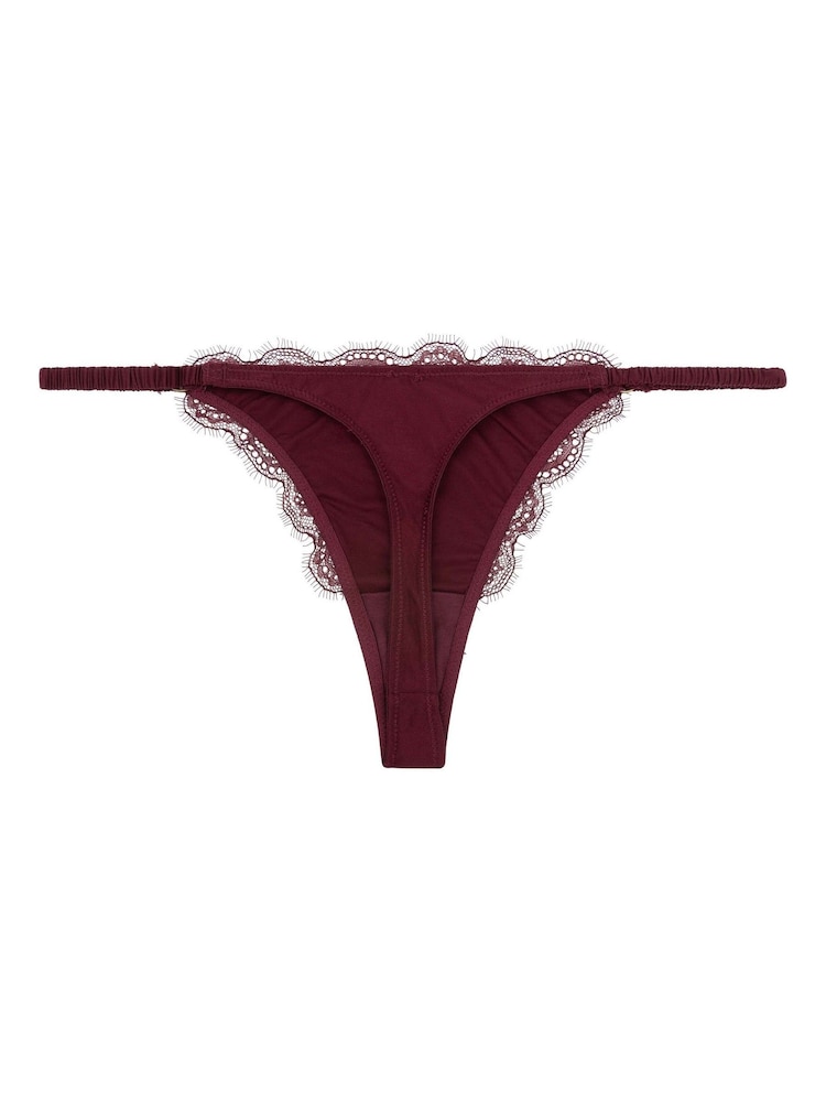 Love Stories Red Roomie Lace String Thongs - Image 2 of 4