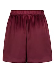 Love Stories Red James Satin Pyjama Boxer Shorts - Image 2 of 6