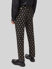 Twisted Tailor Black Puccini Slim Fit Trousers - Image 2 of 4