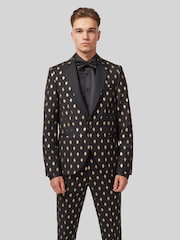 Twisted Tailor Black Slim Fit Puccini Jacket - Image 2 of 5