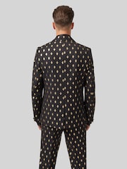 Twisted Tailor Black Slim Fit Puccini Jacket - Image 3 of 5