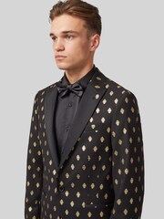 Twisted Tailor Black Slim Fit Puccini Jacket - Image 4 of 5