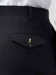 Twisted Tailor Black Kingdon Skinny Fit Dinner Trousers - Image 3 of 5