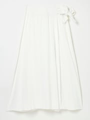 FatFace Ivory Beachwear Wrap Skirt - Image 6 of 7