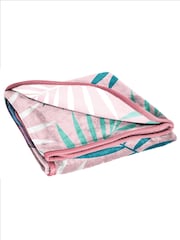 Disney Pink Lilo & Stitch Floral Fluffy Blanket - Image 2 of 5