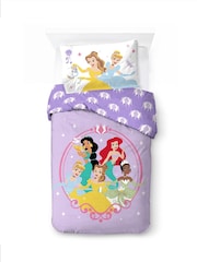 Disney Princess Purple Heart of Gold Duvet Cover and Pillowcase Set - Image 1 of 6