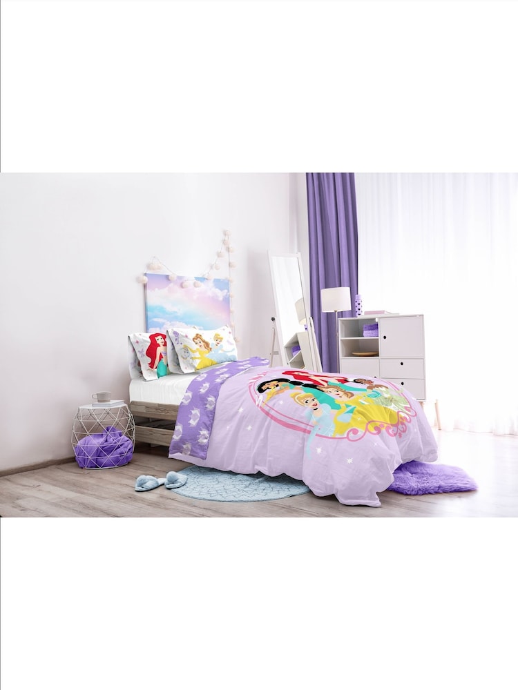 Disney Princess Purple Heart of Gold Duvet Cover and Pillowcase Set - Image 6 of 6