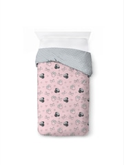Disney Gray Minnie Mouse One of a Kind Duvet Cover and Pillowcase Set - Image 3 of 6