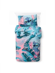 Disney Multicolor Lilo & Stitch Floral Duvet Cover and Pillowcase Set - Image 2 of 5