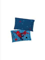 Spider-Man Blue Spidey Faces Duvet Cover and Pillowcase Set - Image 6 of 6