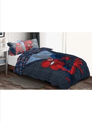 Spider-Man Blue City Streets Duvet Cover and Pillowcase Set - Image 1 of 6