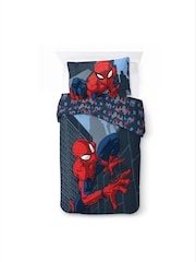 Spider-Man Blue City Streets Duvet Cover and Pillowcase Set - Image 2 of 6