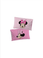 Disney Pink Minnie Mouse Hearts & Love Duvet Cover and Pillowcase Set - Image 5 of 5