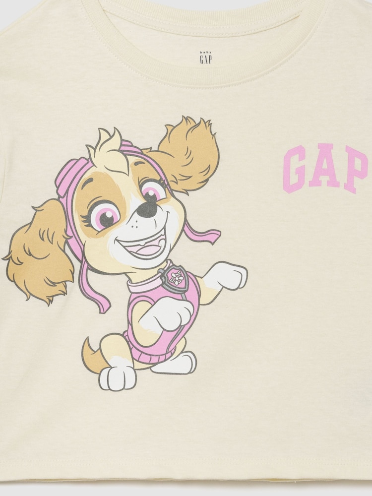 Gap Cream Paw Patrol Logo Long Sleeve T-Shirt (6mths-5yrs) - Image 3 of 3 Gap Cream Paw Patrol Logo Long Sleeve T-Shirt (6mths-5yrs) - Image 3 of 3