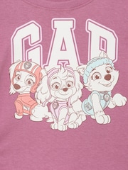 Gap Pink Paw Patrol Logo Long Sleeve T-Shirt (6mths-5yrs) - Image 3 of 3