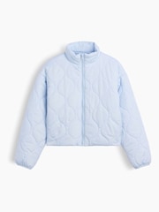 Gap Blue Relaxed Quilted Puffer Coat (4-13yrs) - Image 4 of 5