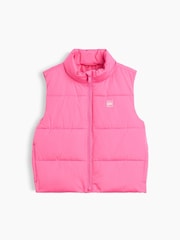 Gap Pink Relaxed Puffer Vest (4-13yrs) - Image 4 of 5