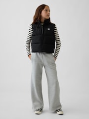 Gap Black Relaxed Puffer Vest (4-13yrs) - Image 3 of 5