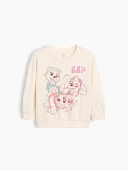 Grädde - Gap Vintage mjuk fransk frotté Paw Patrol Tröja (6månader-5år) - Bild 1 av 2